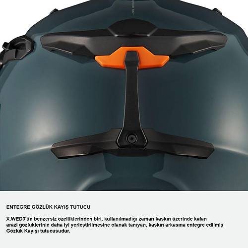 NEXX X.WED 3 FURKA KARBON KIRMIZI-MAV� KASK