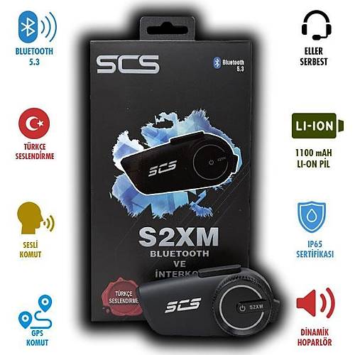 SCS S2XM BLUETOOTH VE INTERCOM