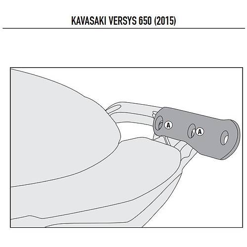 KAPPA 4114KITK KAWASAKI VERSYS 650 (15-24) YAN �ANTA TA�IYICI BA�LANTI KITI
