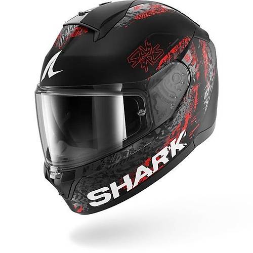 Shark Ridill 2 Speed Vib Mat Siyah Antrasit K�rm�z� Kapal� Kask