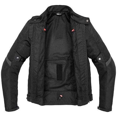 Spidi Tek Net Yazl�k File Tekstil Ceket Siyah