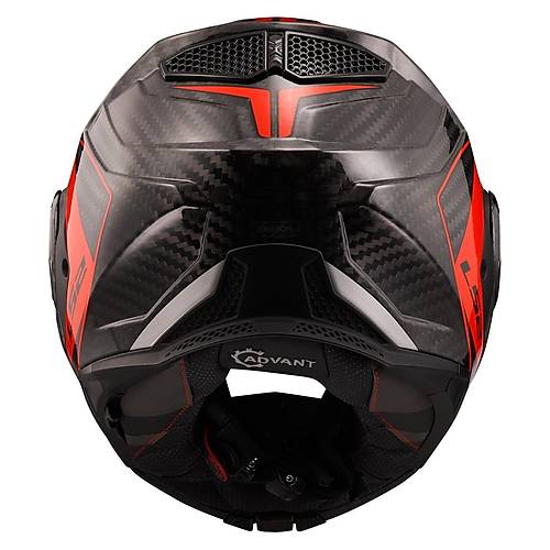 LS2 ADVANT X KARBON FUTURE KIRMIZI KASK