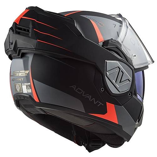 LS2 Advant Codex Mat Siyah-Titanium ene Alr Kask