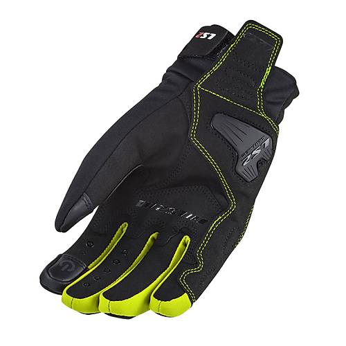 LS2 JET 2 WATERPROOF KADIN ELD�VEN S�YAH-NEON SARI