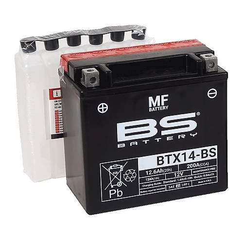 BS BATTERY BTX14-BS MOTOS�KLET AK�