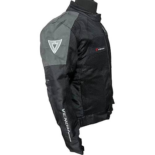 Venom Dynamic Siyah 4 Mevsim Motosiklet Montu