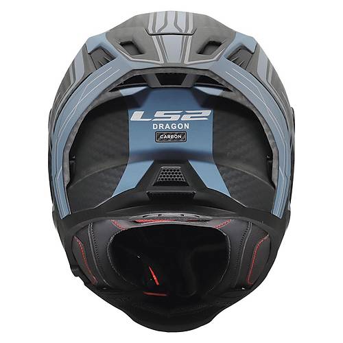 LS2 DRAGON KARBON SUBIC MAT MAV� PETROL KASK
