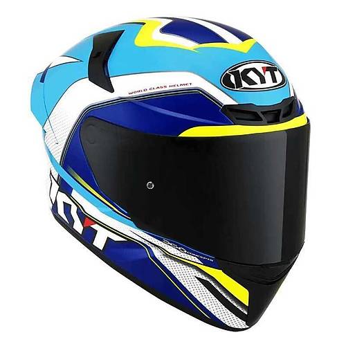 KYT TT-COURSE KASK GRAND PRIX AIK MAV BEYAZ