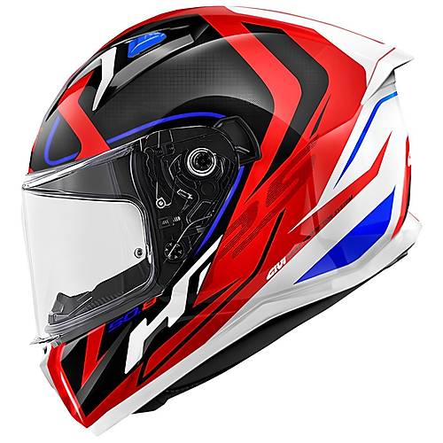 GIVI 50.8 RACER BEYAZ-KIRMIZI-S�YAH KASK