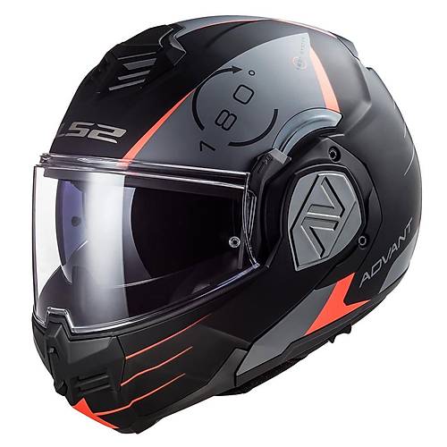 LS2 Advant Codex Mat Siyah-Titanium ene Alr Kask