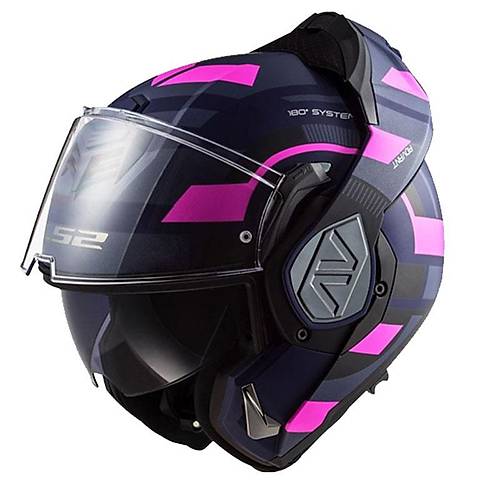 LS2 Advant Velum Mavi-Pembe ene Alr Kask