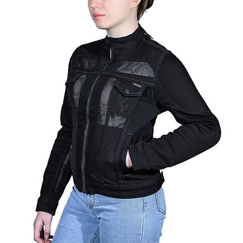 RIDER DENIM EF�L KADIN MOTOS�KLET MONT