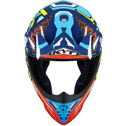 Kyt Skyhawk Kask Hyperflow Matt L�ght Blue / Red