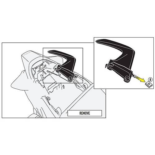 GIVI 1132KIT HONDA VFR 800 F (14-20) YAN �ANTA TA�IYICI BA�LANTI KITI