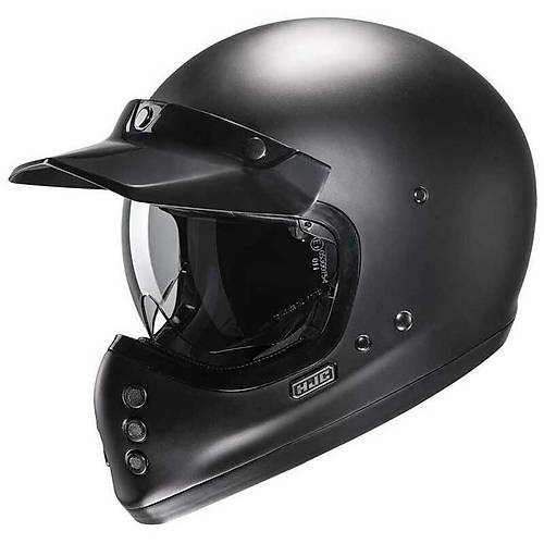 HJC V60 KASK SEMI FLAT SYAH