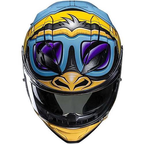 HJC F71 KASK MONKEY DJ MC23