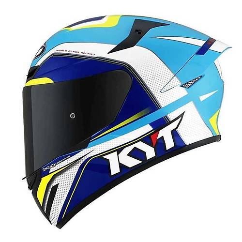KYT TT-COURSE KASK GRAND PRIX AIK MAV BEYAZ
