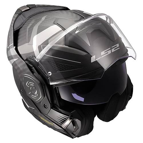 LS2 ADVANT X KARBON HORIZON MAT G�M��-GR� KASK