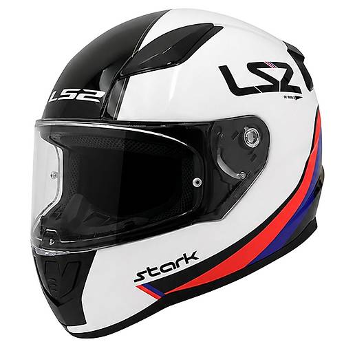 LS2 RAPID 2 STARK BEYAZ-KIRMIZI-MAV� KASK