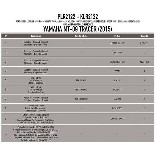 KAPPA KLR2122 YAMAHA TRACER 900 (15-17) YAN �ANTA TA�IYICI