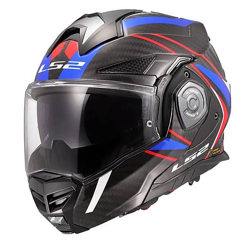 LS2 ADVANT X KARBON FUTURE II BEYAZ-MAV KASK