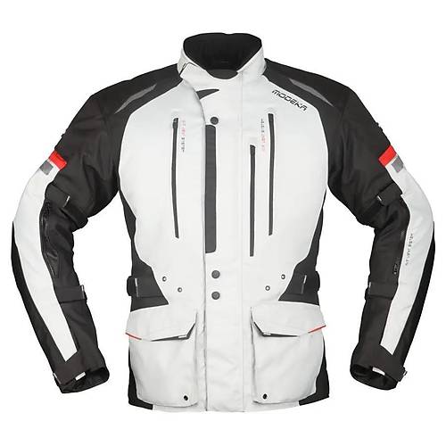 Modeka Striker II Waterproof Ceket Siyah Gri