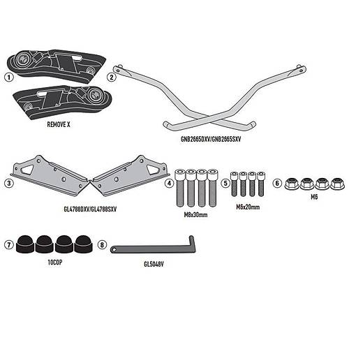 GIVI TR6419 TRIUMPH TRIDENT 660 (21-25) YAN KUMA� �ANTA TA�IYICI