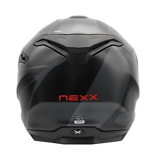 NEXX Y.100 B-Side Mat Siyah-Gri Kapal Kask