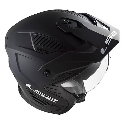LS2 DRIFTER MAT S�YAH KASK
