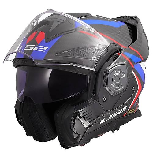 LS2 ADVANT X KARBON FUTURE II BEYAZ-MAV KASK