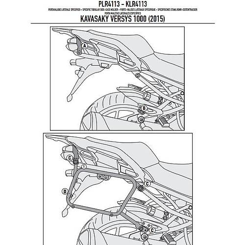 GIVI PLR4113 KAWASAKI VERSYS 1000 (15-16) YAN �ANTA TA�IYICI