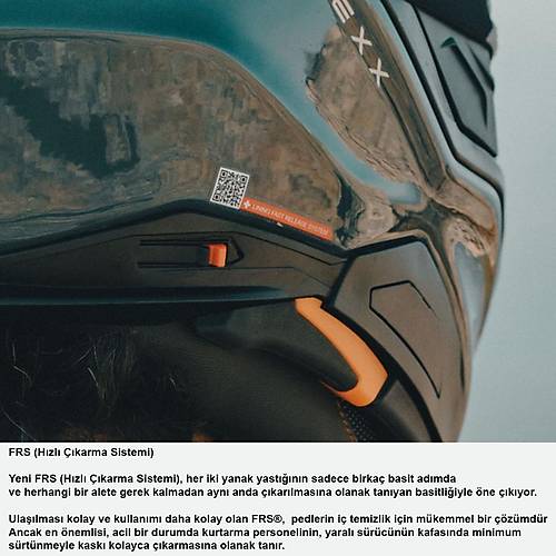 NEXX X.WED 3 FURKA KARBON KIRMIZI-MAV� KASK