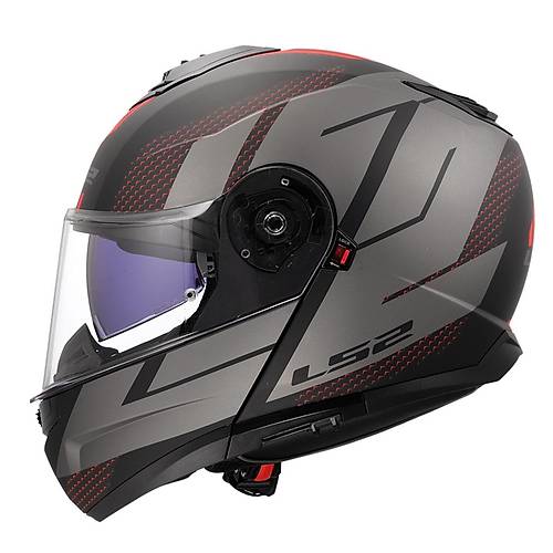 LS2 STROBE 2 CODE MAT S�YAH-GR� KASK