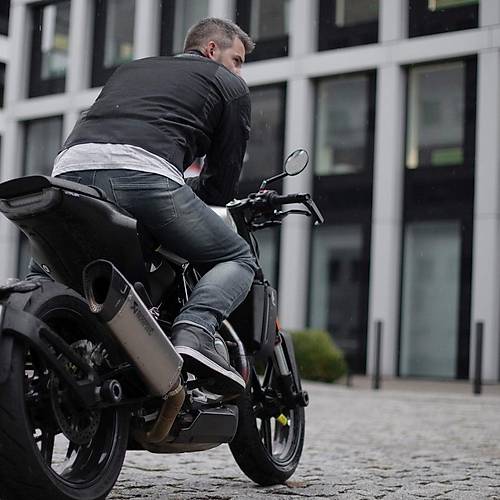 Modeka Veo Air Siyah Yazlk Fileli Motosiklet Montu