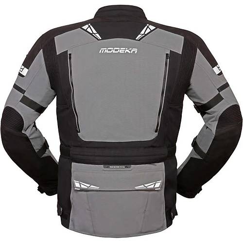 Modeka Panamericana II Waterproof Siyah-A��k Gri 4 Mevsim Motosiklet Montu