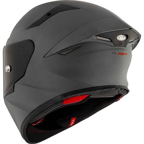 KYT TT-REVO KASK PLAIN MATT GRL GREY