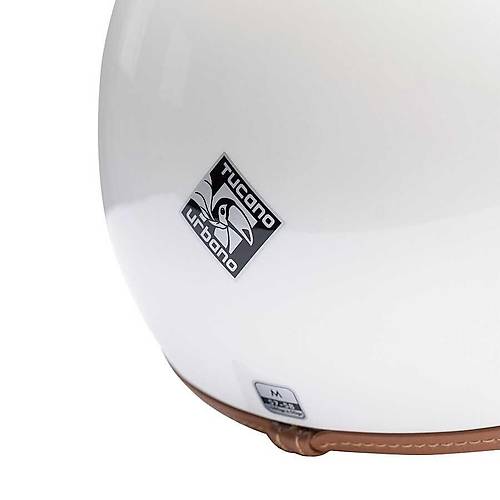 TUCANO URBANO EL JETTIN 6.0 YARIM KASK PARLAK �NC� BEYAZI