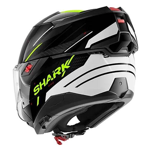 Shark Oxo Rydger Siyah Beyaz Sar ene Alr Kask