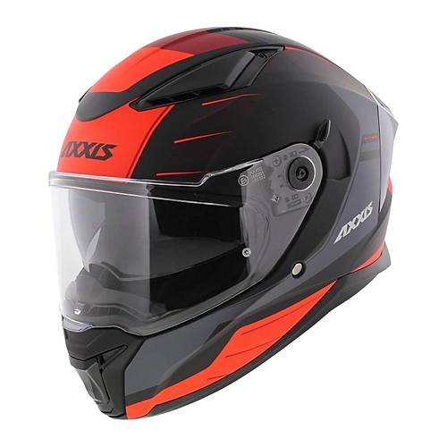 AXXIS PANTHER SV PRESTIGE B5 MATT RED KAPALI KASK