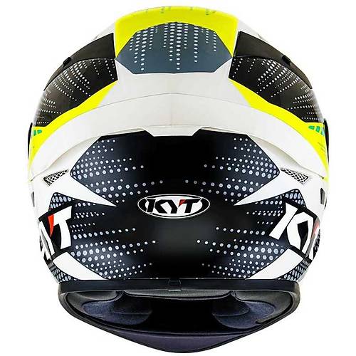 KYT TT-Course Gear Siyah-Sar Kapal Kask