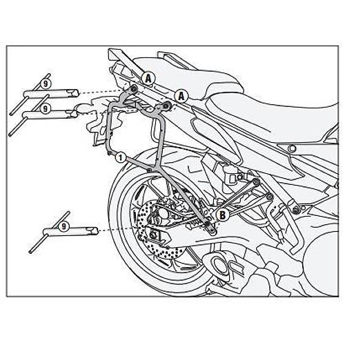 KAPPA KLR2122 YAMAHA TRACER 900 (15-17) YAN �ANTA TA�IYICI