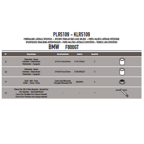 GIVI PLR5109 BMW F 800GT (13-17) YAN �ANTA TA�IYICI
