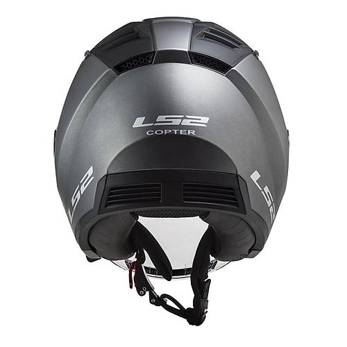 LS2 COPTER 2 MAT TITANIUM KASK