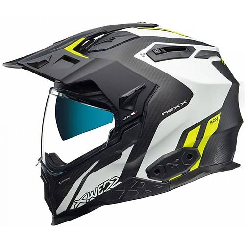 NEXX X.WED 2 VAAL MAT BEYAZ-NEON SARI KASK