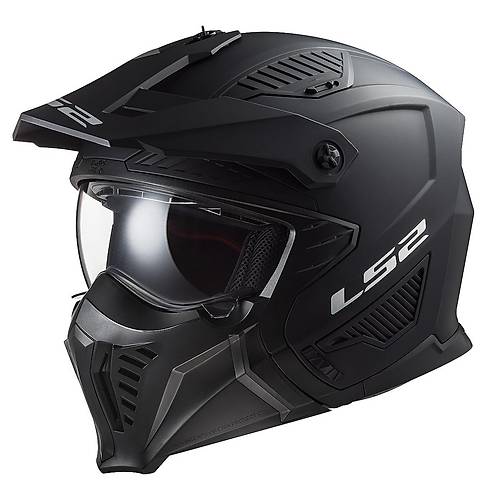LS2 DRIFTER MAT S�YAH KASK