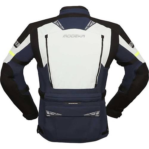 Modeka Panamericana II Waterproof Mavi-A��k Gri 4 Mevsim Motosiklet Montu