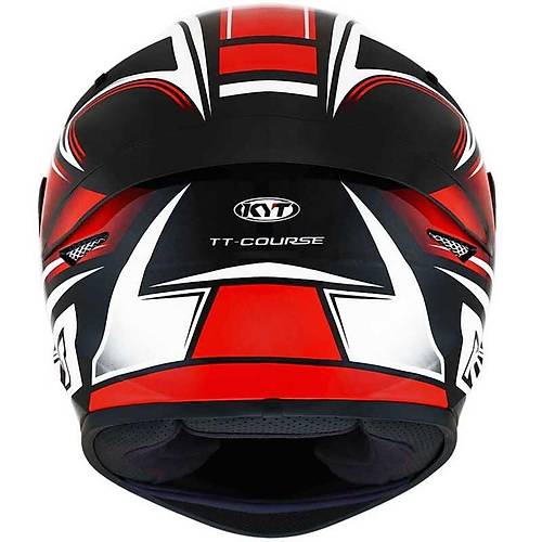 KYT TT-Course Tourist Krmz Fluo Kapal Kask