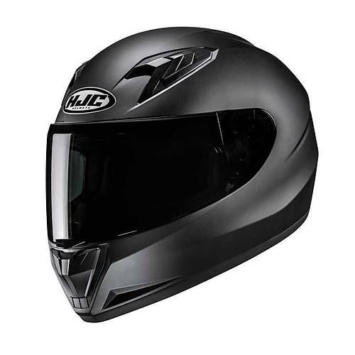 HJC Y10 KASK SEMI FLAT S�YAH (�OCUK KASKI)
