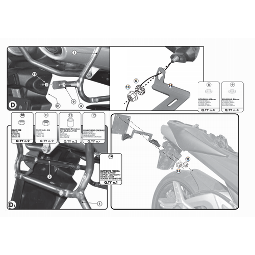 GIVI PLX538 SUZUKI GSR 600 (06-11) YAN �ANTA TA�IYICI