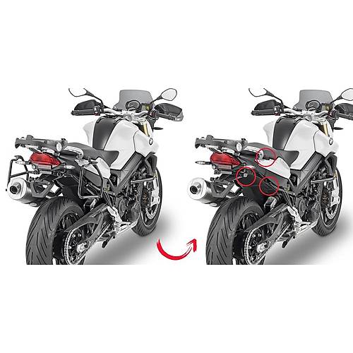 GIVI PLR5118KIT BMW F800R (09-20) YAN �ANTA TA�IYICI BA�LANTI K�T�